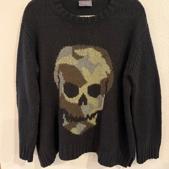 Wooden Ships Camo Skull sweater - Picture 2 of 3